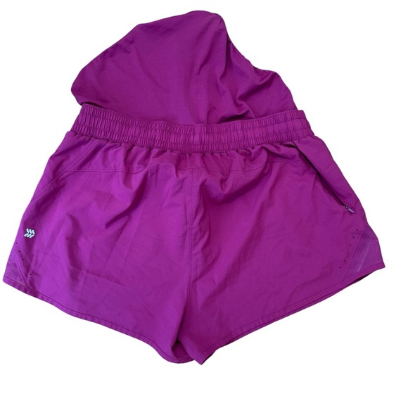 All in Motion Purple Athletic Shorts Lightweight Elastic Waist - Picture 4 of 4
